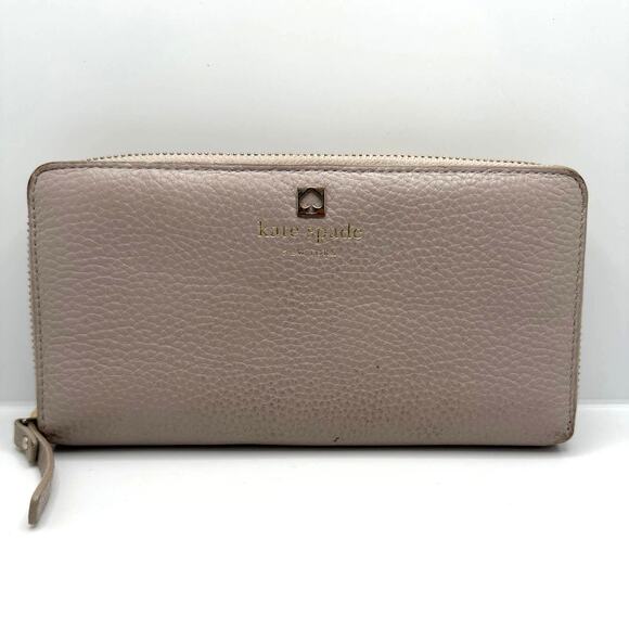 KATE SPADE New York Gray Soft Zip Around Accordion Wallet - Picture 8 of 8